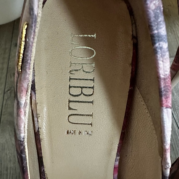 Peep toe high heels from luxury Italian brand Loriblu - Picture 5 of 5